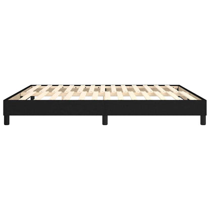 Boxspringbettgestell Schwarz 160x200 cm Stoff