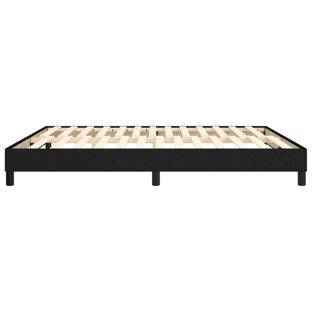 Boxspringbettgestell Schwarz 160x200 cm Stoff