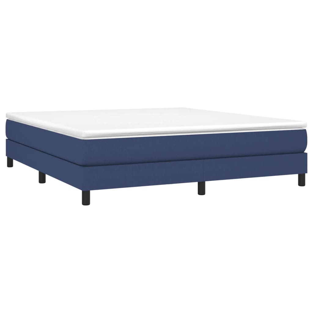 Boxspringbettgestell Blau 160x200 cm Stoff
