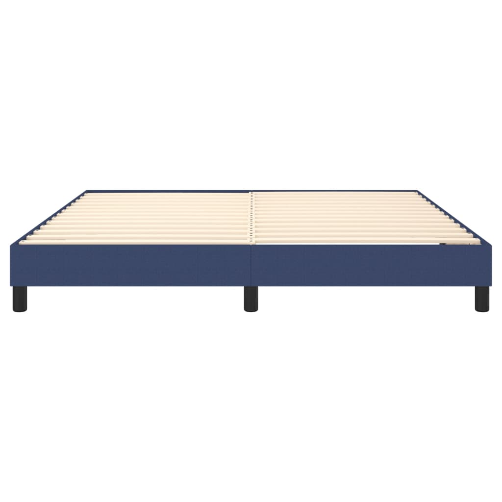 Boxspringbettgestell Blau 160x200 cm Stoff