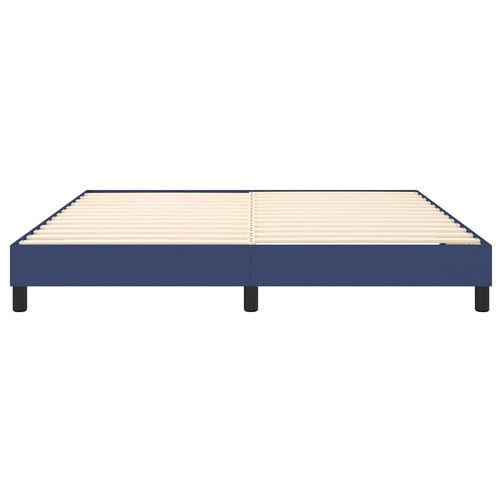 Boxspringbettgestell Blau 160x200 cm Stoff