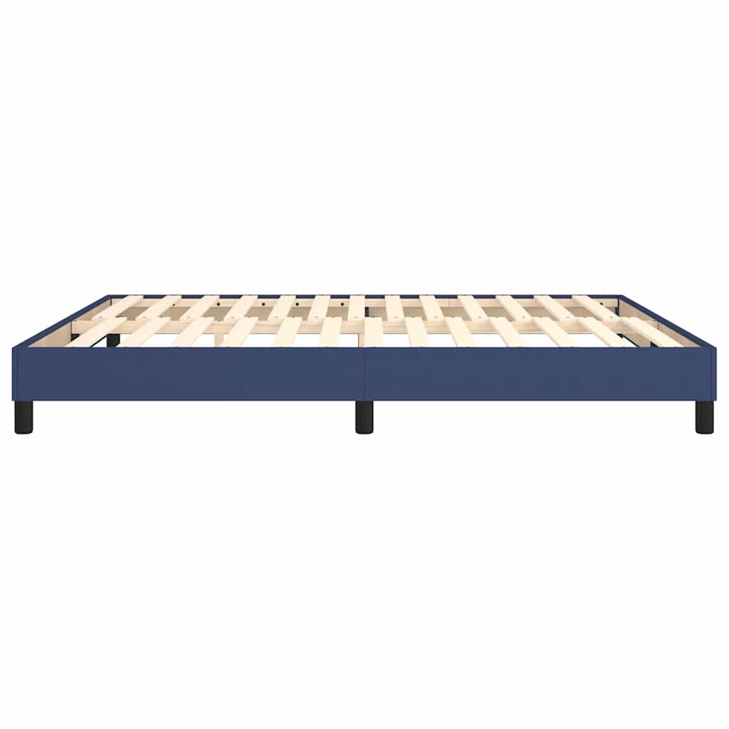 Boxspringbettgestell Blau 160x200 cm Stoff