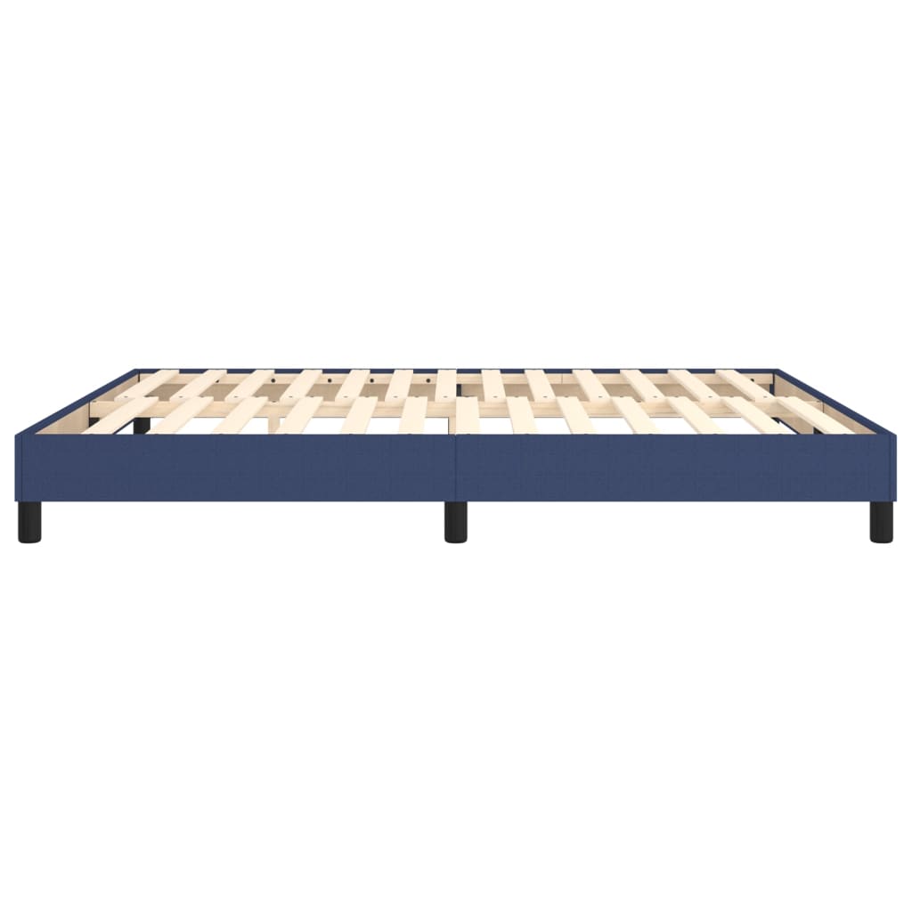 Boxspringbettgestell Blau 160x200 cm Stoff