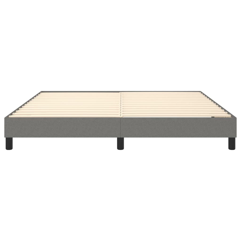 Boxspringbettgestell Dunkelgrau 180x200 cm Stoff