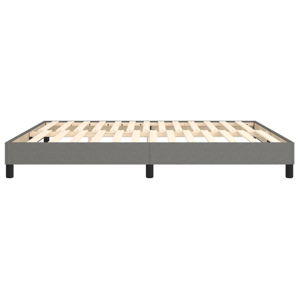 Boxspringbettgestell Dunkelgrau 180x200 cm Stoff