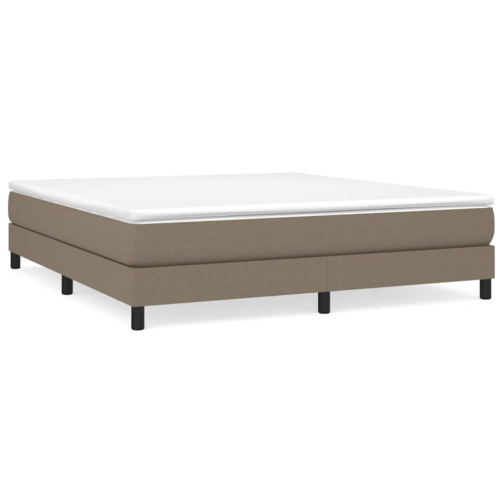 Boxspringbettgestell Taupe 180x200 cm Stoff