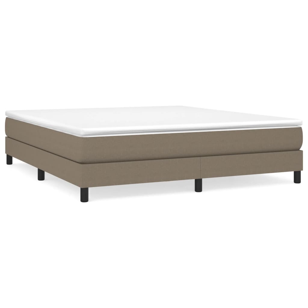 Boxspringbettgestell Taupe 180x200 cm Stoff