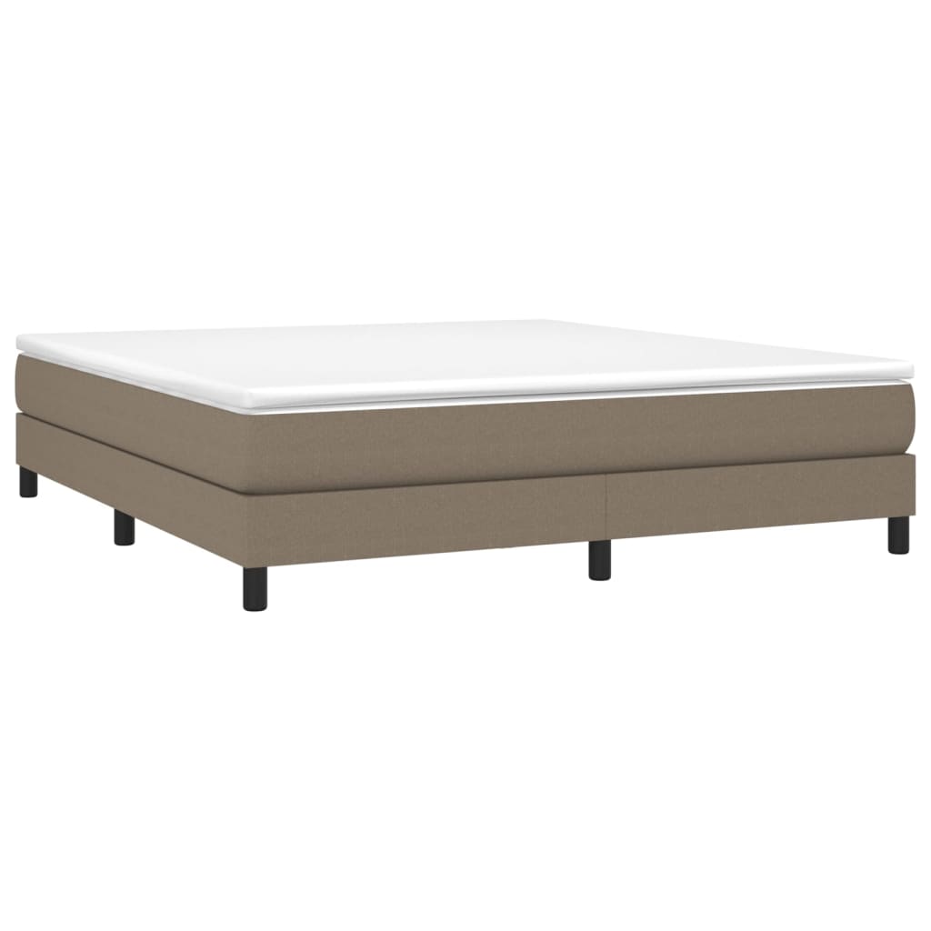 Boxspringbettgestell Taupe 180x200 cm Stoff