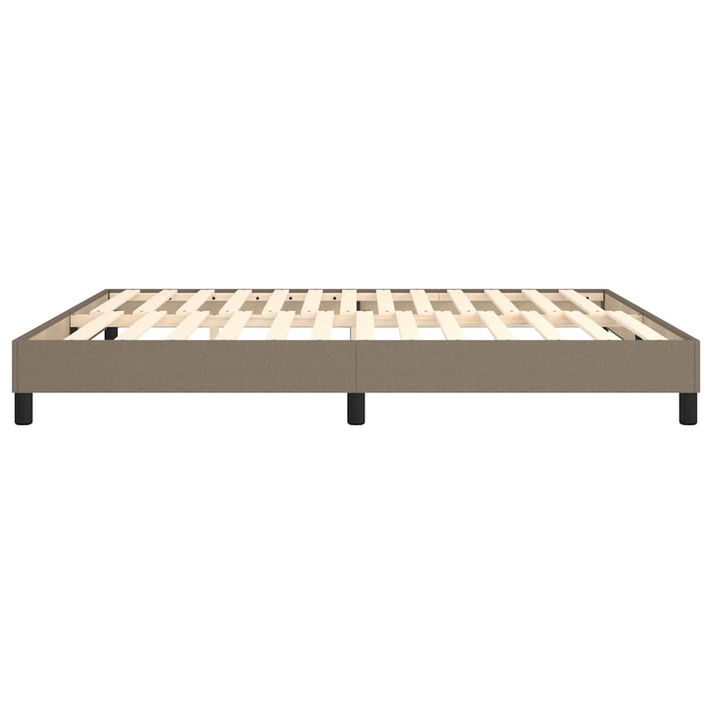 Boxspringbettgestell Taupe 180x200 cm Stoff