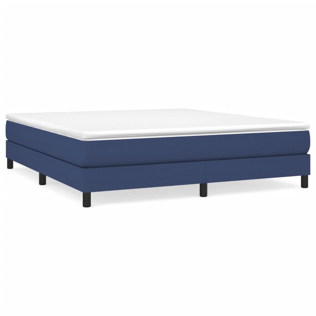 Boxspringbettgestell Blau 180x200 cm Stoff