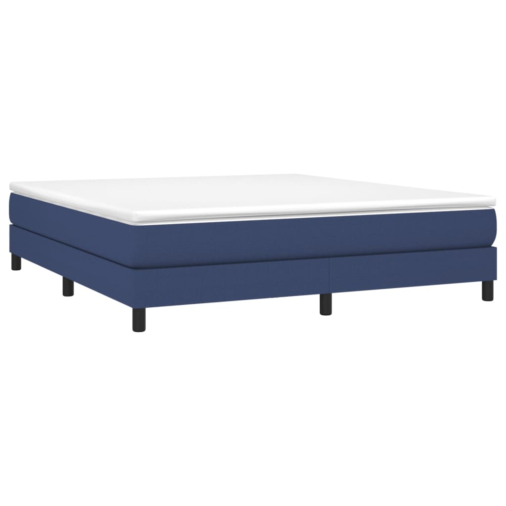 Boxspringbettgestell Blau 180x200 cm Stoff