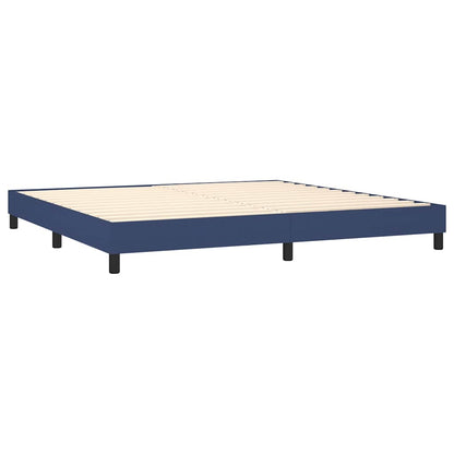 Boxspringbettgestell Blau 200x200 cm Stoff