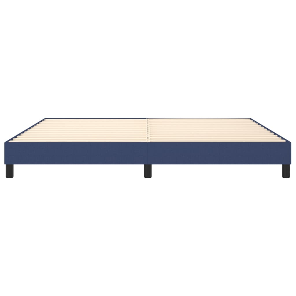 Boxspringbettgestell Blau 200x200 cm Stoff