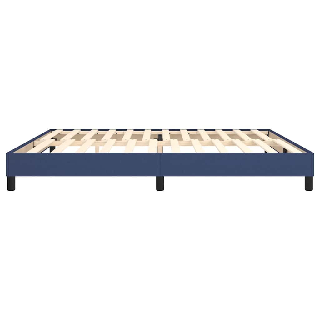 Boxspringbettgestell Blau 200x200 cm Stoff