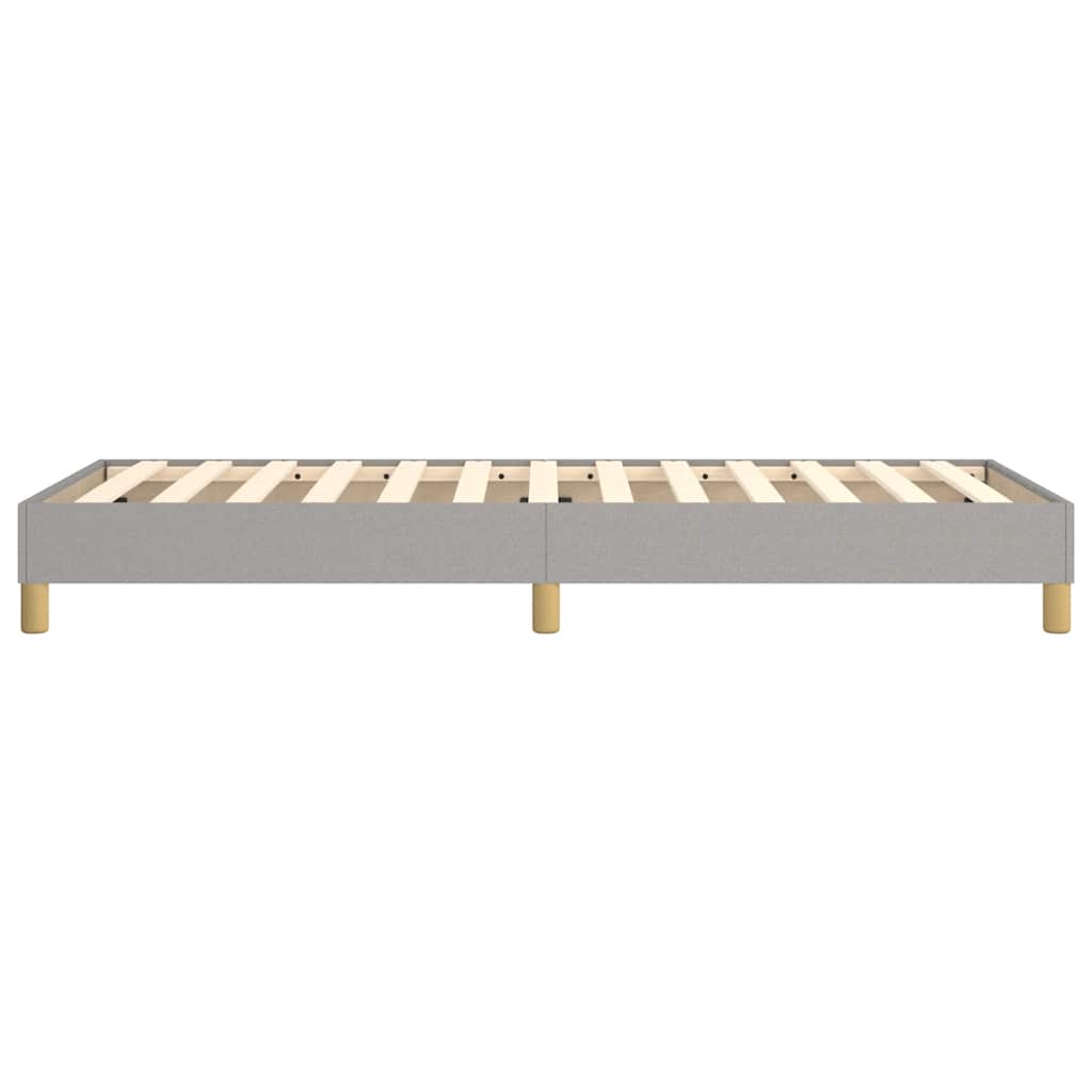 Boxspringbettgestell Hellgrau 80x200 cm Stoff