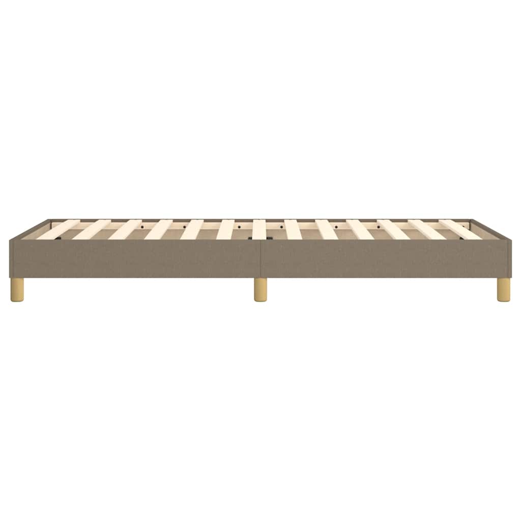 Boxspringbettgestell Taupe 80x200 cm Stoff