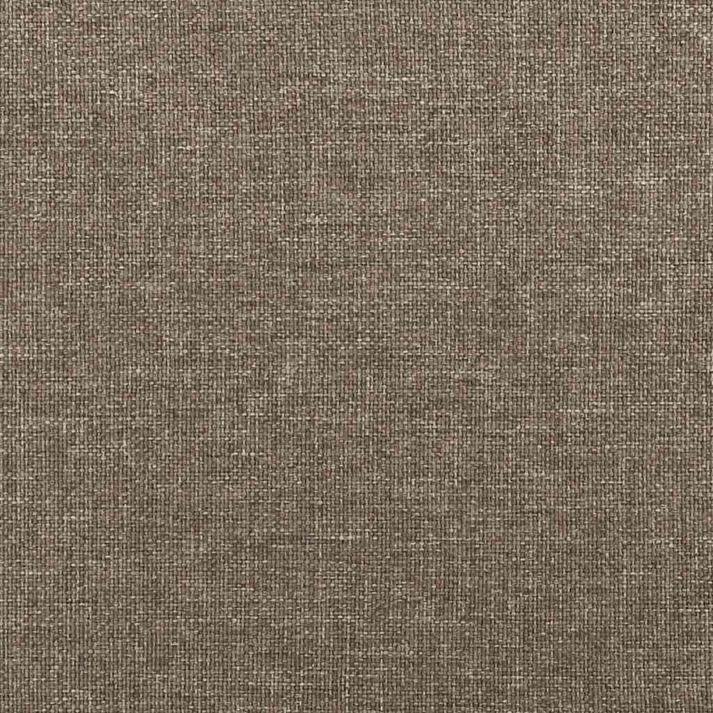 Boxspringbettgestell Taupe 80x200 cm Stoff