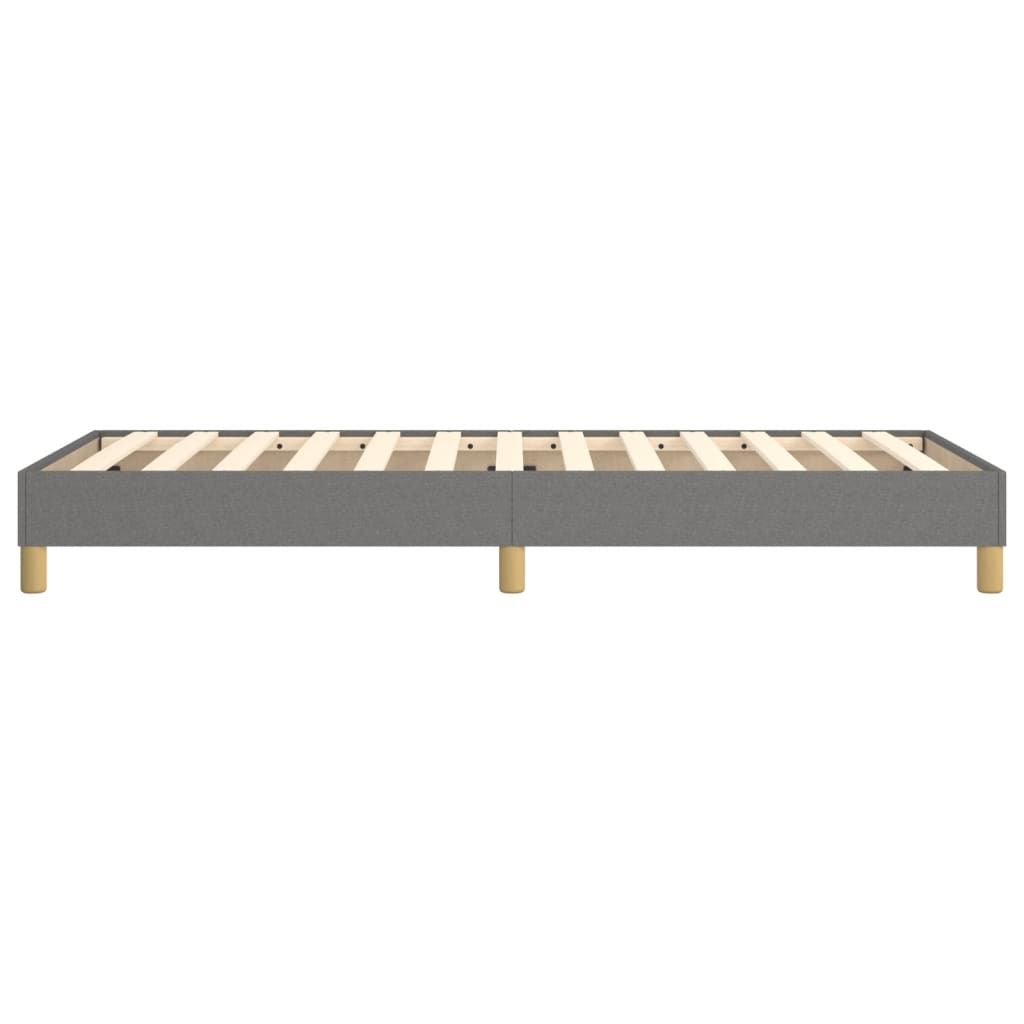 Boxspringbettgestell Dunkelgrau 90x190 cm Stoff