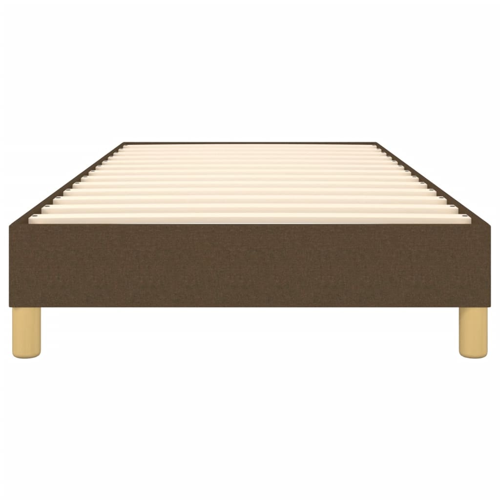 Boxspringbettgestell Dunkelbraun 90x190 cm Stoff