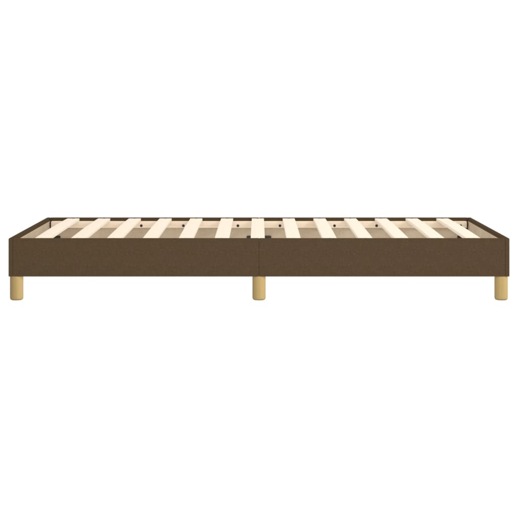 Boxspringbettgestell Dunkelbraun 90x190 cm Stoff