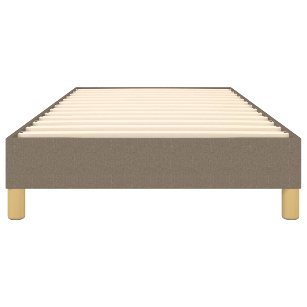 Boxspringbettgestell Taupe 90x190 cm Stoff