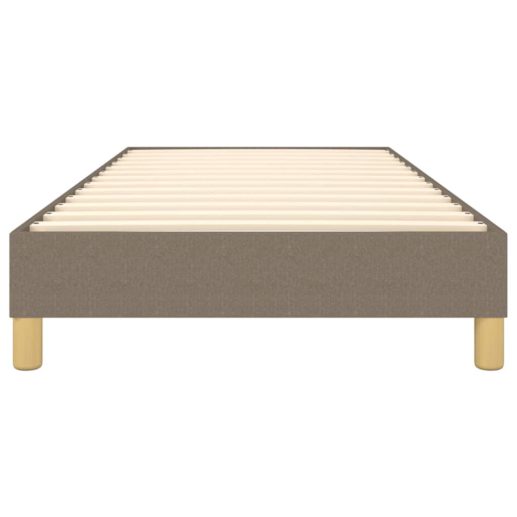 Boxspringbettgestell Taupe 90x190 cm Stoff