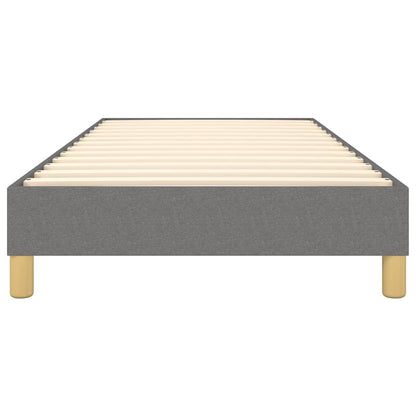 Boxspringbettgestell Dunkelgrau 90x200 cm Stoff