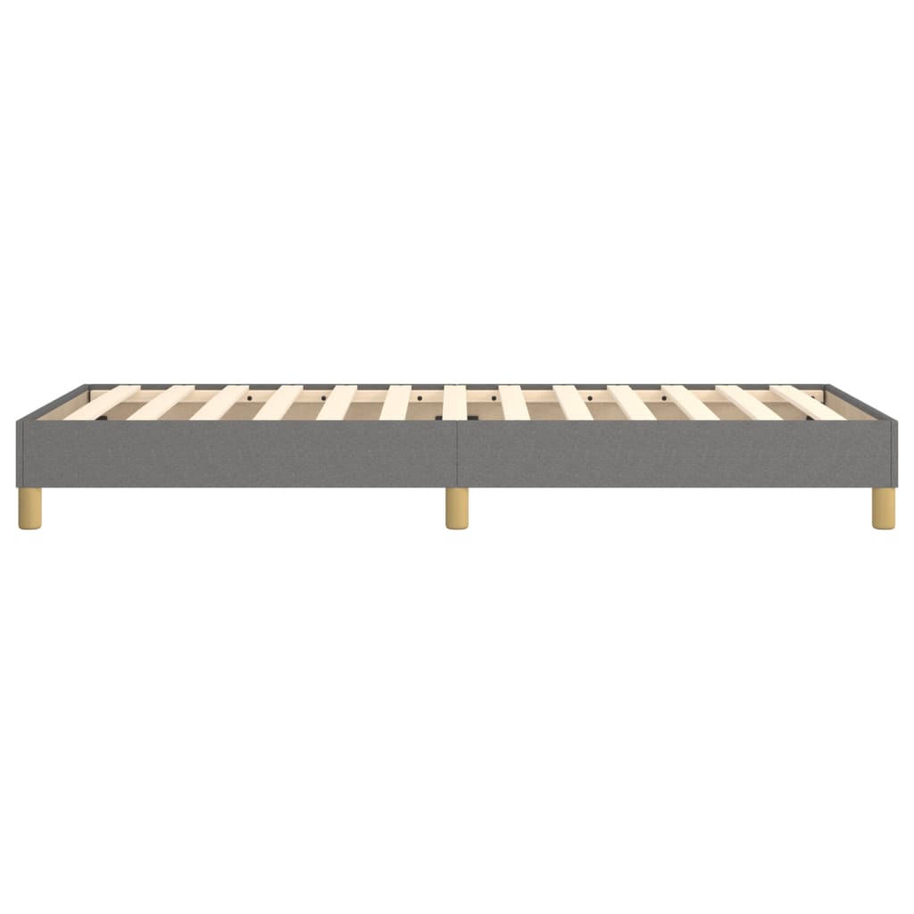 Boxspringbettgestell Dunkelgrau 90x200 cm Stoff