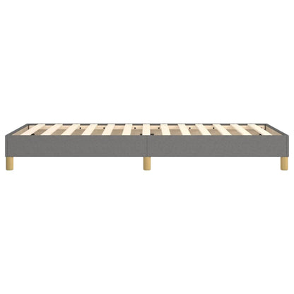 Boxspringbettgestell Dunkelgrau 90x200 cm Stoff