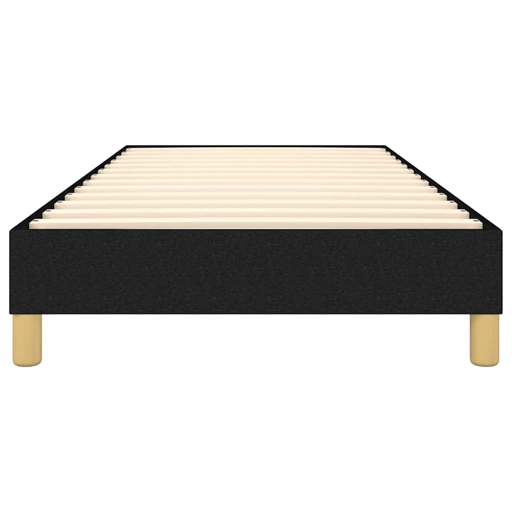 Boxspringbettgestell Schwarz 90x200 cm Stoff