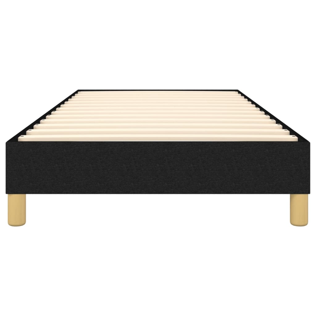 Boxspringbettgestell Schwarz 90x200 cm Stoff