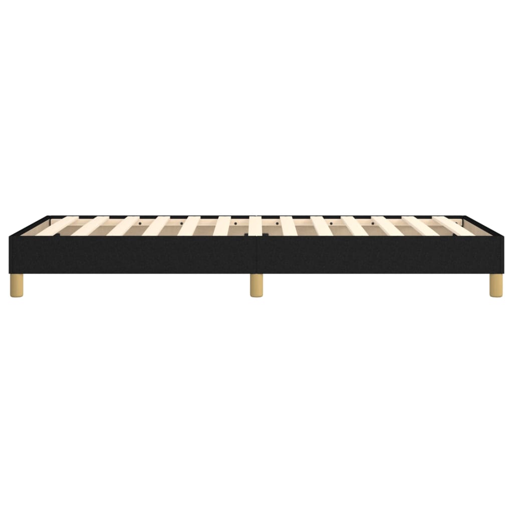 Boxspringbettgestell Schwarz 90x200 cm Stoff