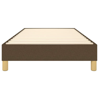 Boxspringbettgestell Dunkelbraun 90x200 cm Stoff