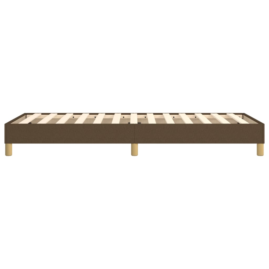 Boxspringbettgestell Dunkelbraun 90x200 cm Stoff