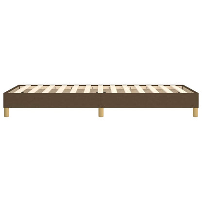 Boxspringbettgestell Dunkelbraun 90x200 cm Stoff