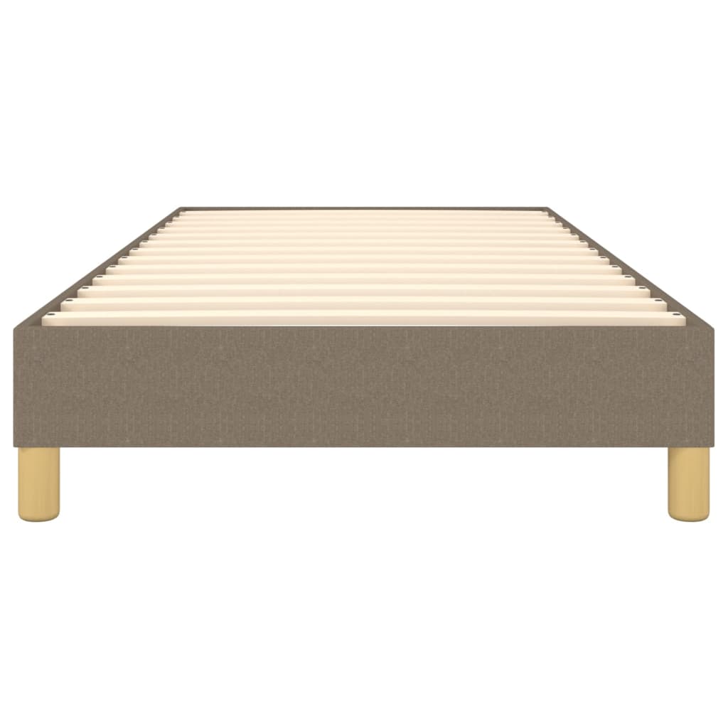 Boxspringbettgestell Taupe 90x200 cm Stoff