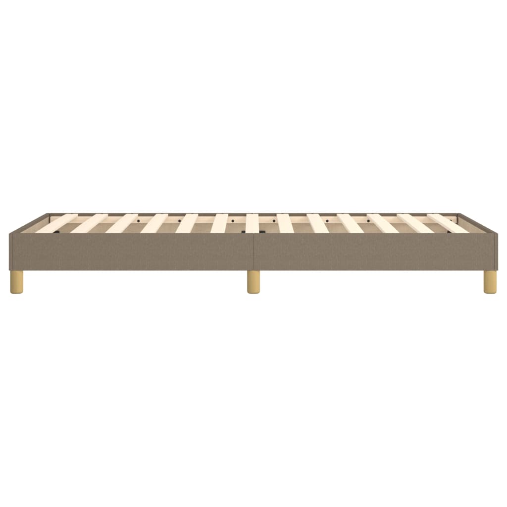 Boxspringbettgestell Taupe 90x200 cm Stoff
