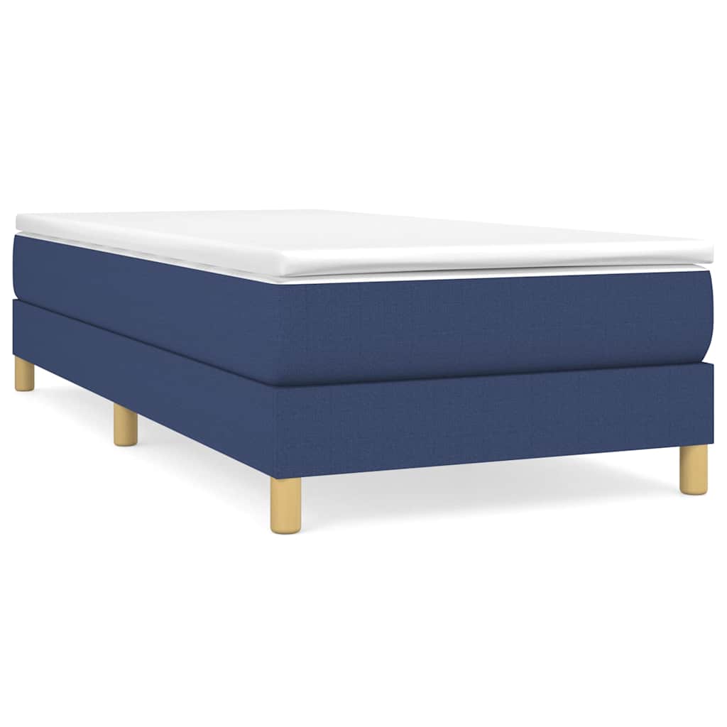 Boxspringbettgestell Blau 90x200 cm Stoff