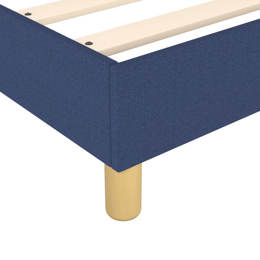 Boxspringbettgestell Blau 90x200 cm Stoff