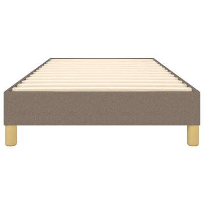 Boxspringbettgestell Taupe 100x200 cm Stoff