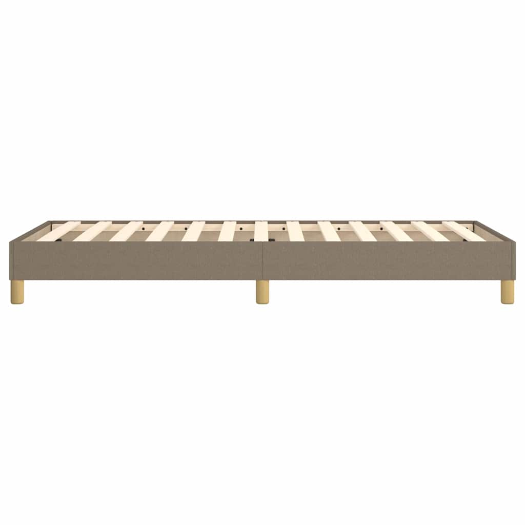 Boxspringbettgestell Taupe 100x200 cm Stoff
