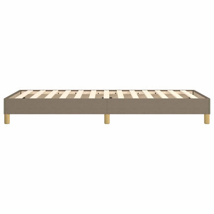 Boxspringbettgestell Taupe 100x200 cm Stoff