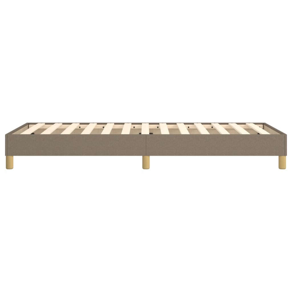 Boxspringbettgestell Taupe 100x200 cm Stoff