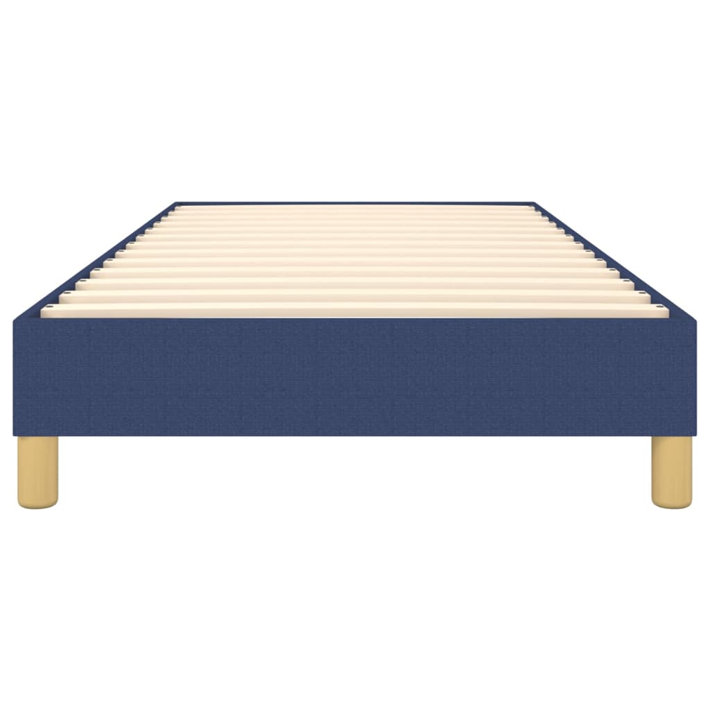 Boxspringbettgestell Blau 100x200 cm Stoff