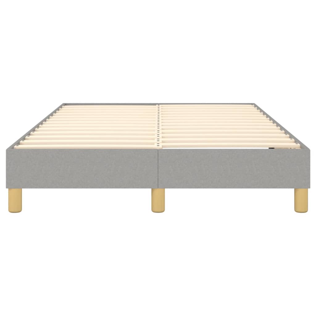 Boxspringbettgestell Hellgrau 120x200 cm Stoff