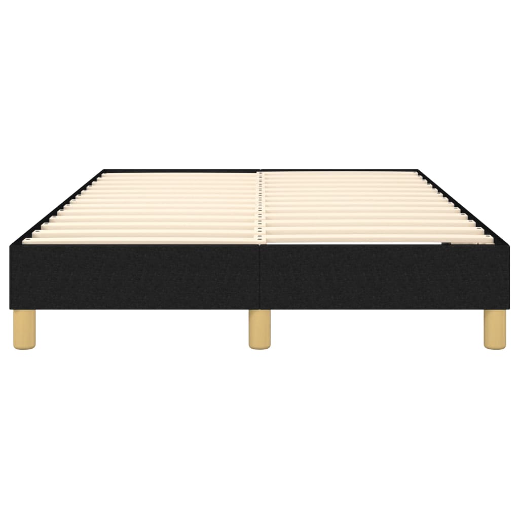 Boxspringbettgestell Schwarz 120x200 cm Stoff