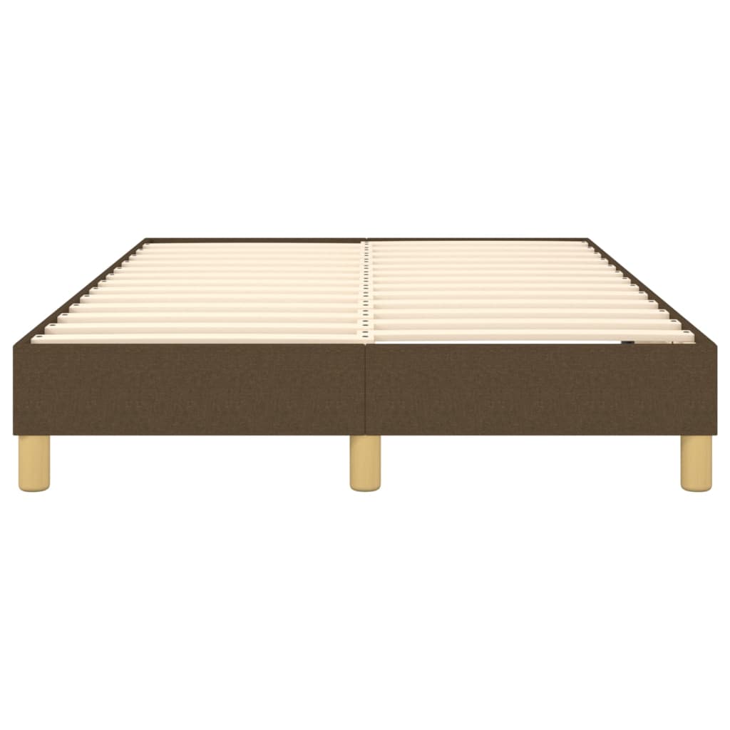 Boxspringbettgestell Dunkelbraun 120x200 cm Stoff