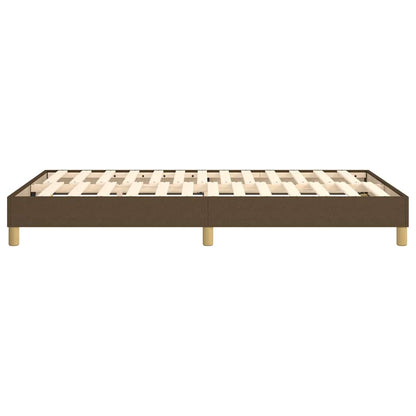 Boxspringbettgestell Dunkelbraun 120x200 cm Stoff