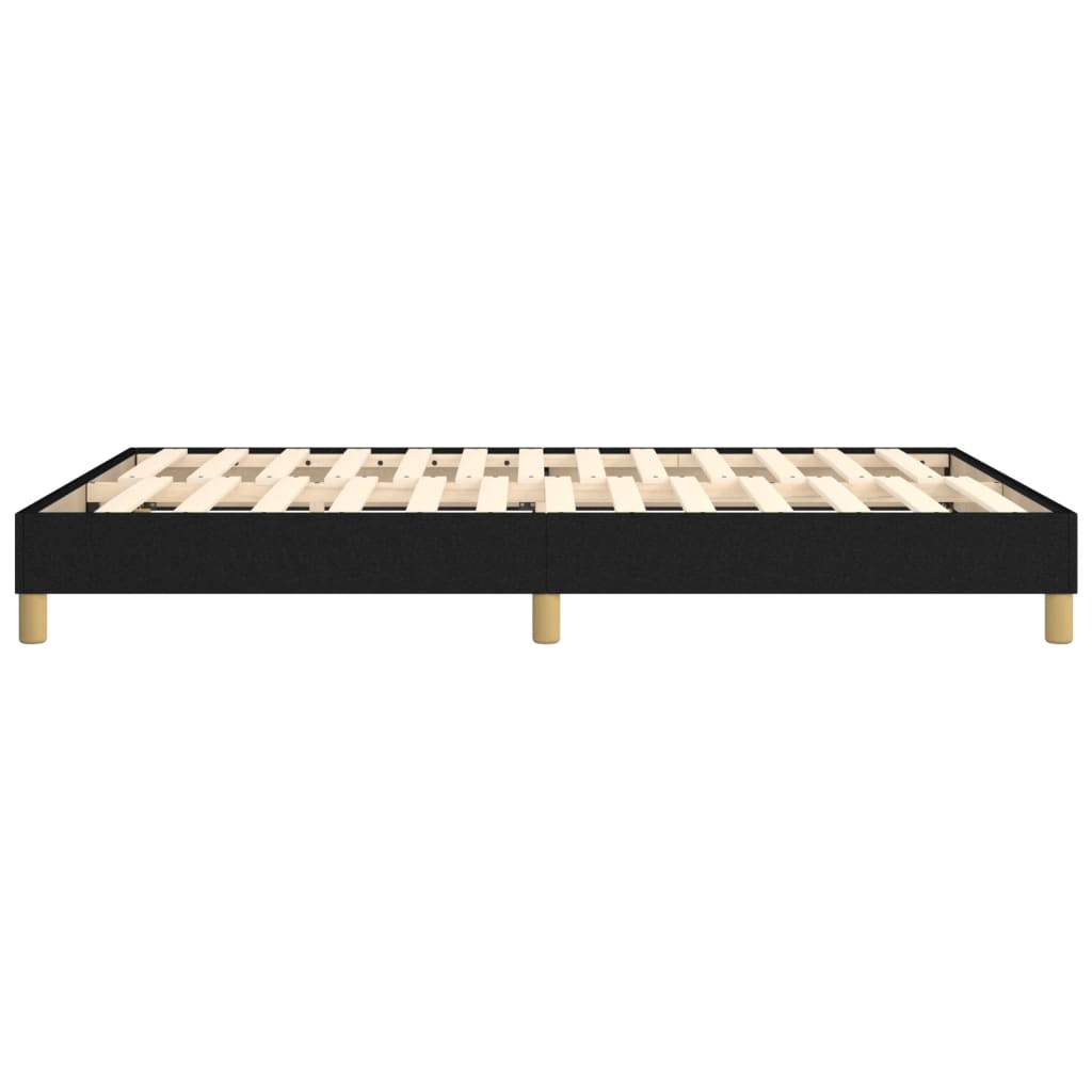 Boxspringbettgestell Schwarz 140x190 cm Stoff
