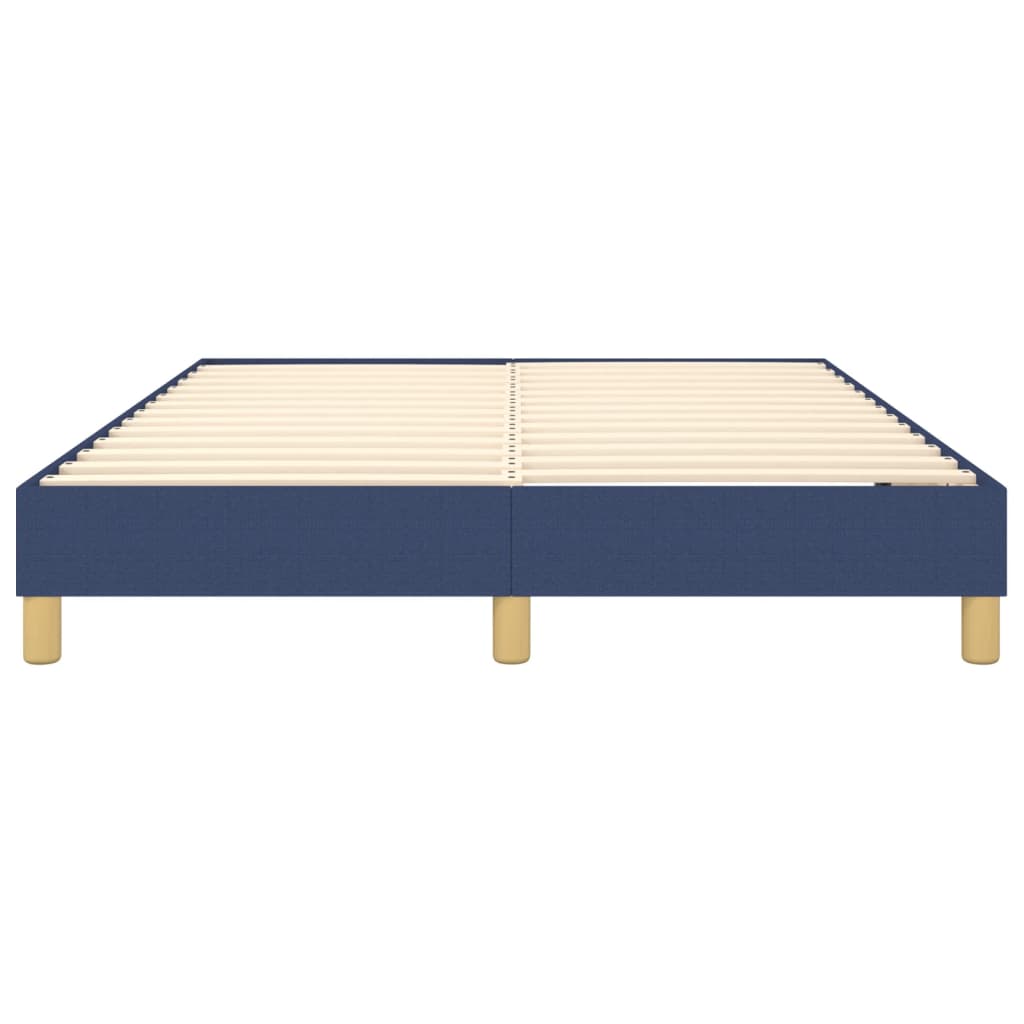 Boxspringbettgestell Blau 140x190 cm Stoff